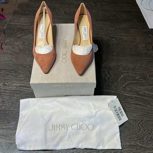 Romy dark blush heeled shoes - Picture 3 of 4